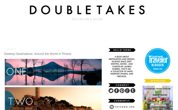 double-takes thiet ke website du lịch
