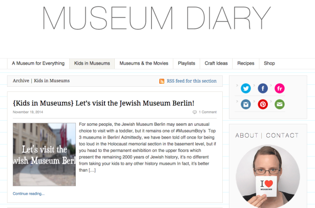 museum blog thiet ke website du lịch