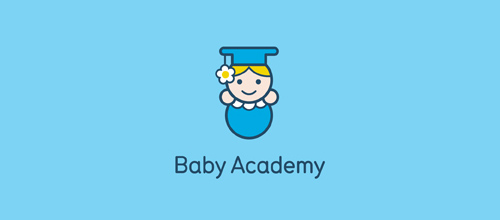 Baby Academy thiet ke logo