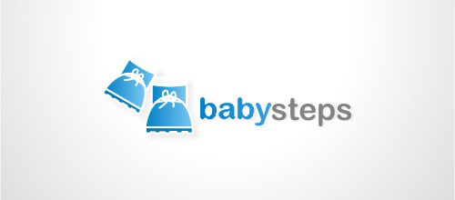 Baby Steps thiet ke logo