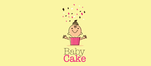 Baby Cake thiet ke logo