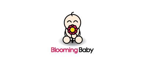 Blooming Baby thiet ke logo