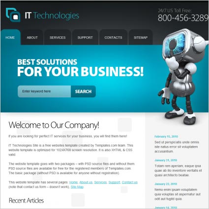 IT Technology thiet ke website IT