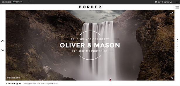 border photography thiet ke website nhiep anh