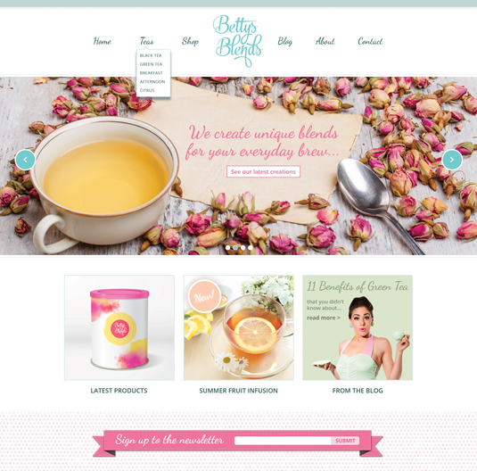 bettysblends thiet ke web