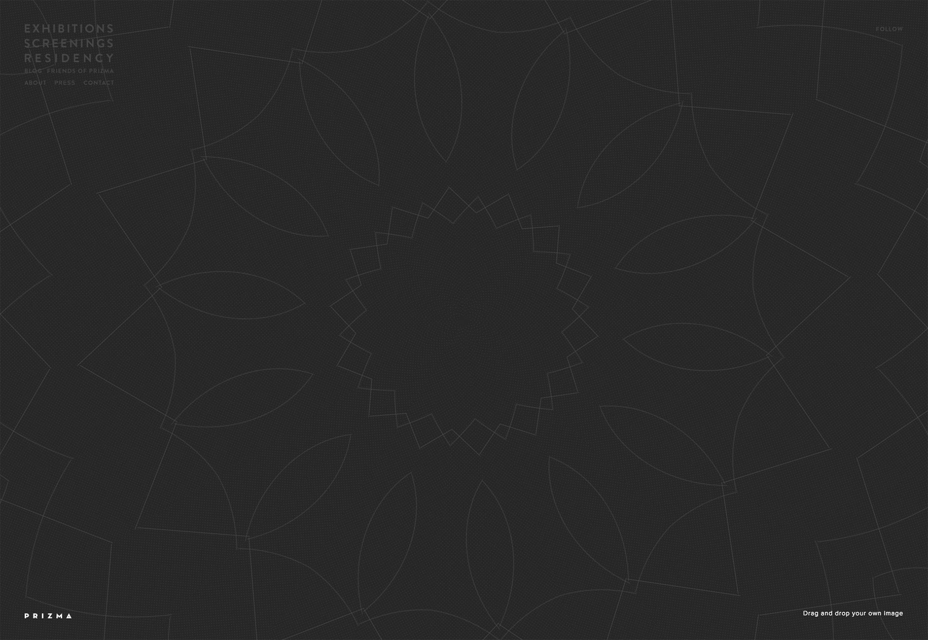 Tổng hợp xu hướng Pattern đang thịnh hành trong thiết kế web 001_prizmaspace-pattern trong thiet ke web