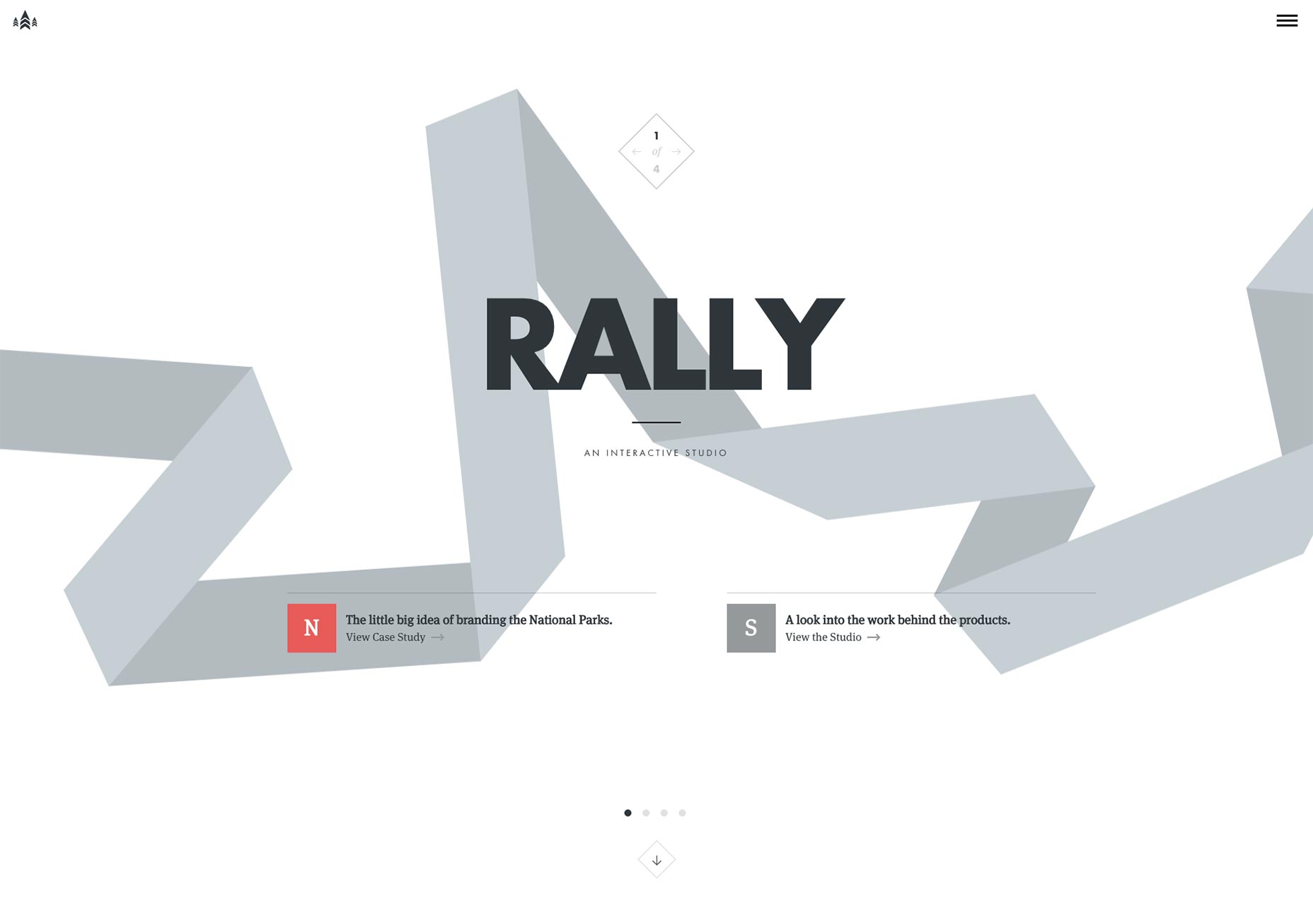 Tổng hợp xu hướng Pattern đang thịnh hành trong thiết kế web 013_rallyinteractive pattern trong thiet ke web