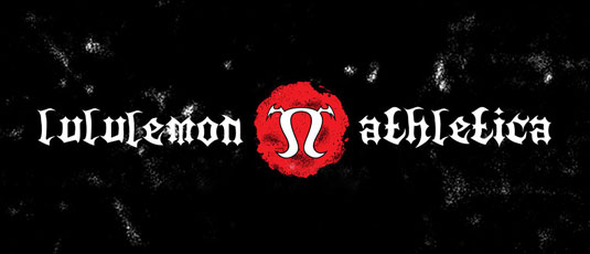 lululemon thiet ke logo typography