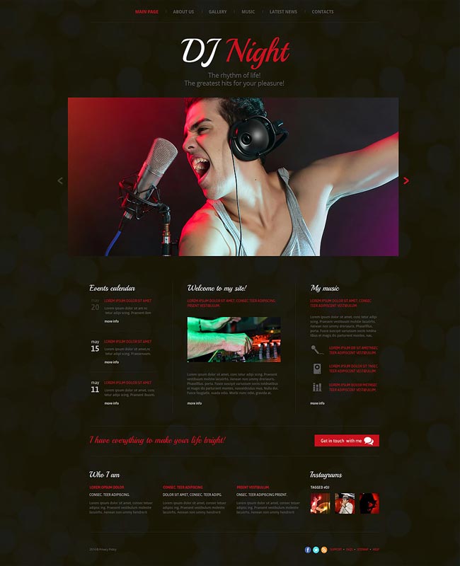 DJ Night - DJ Superstar thiet ke website chuyen nghiep