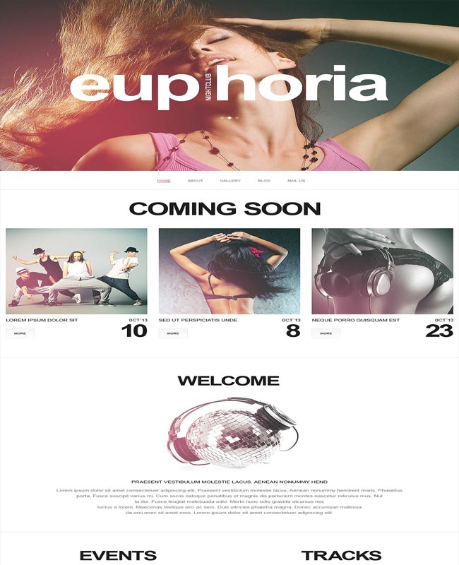 Euphoria - Responsive thiet ke website chuyen nghiep