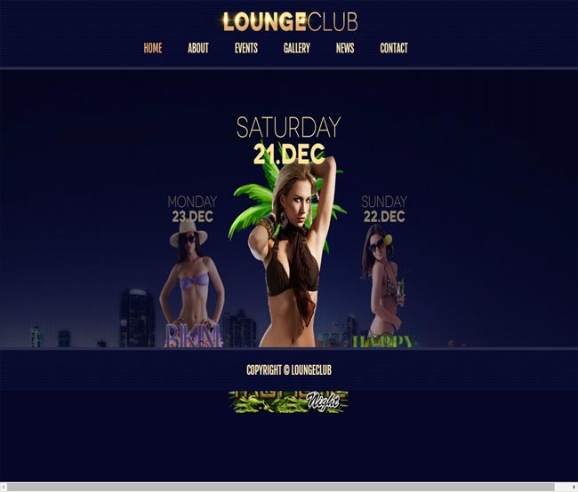 Lounge Club - HTML5 Responsive Night Club thiet ke website chuyen nghiep