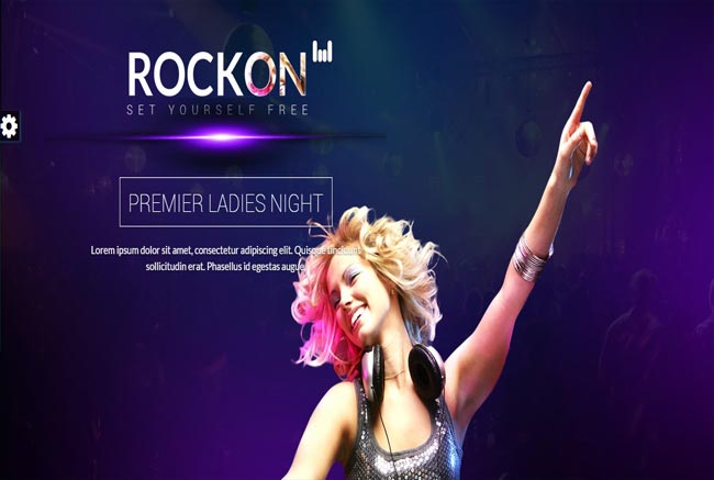 Rockon - Rocking Band thiet ke website chuyen nghiep