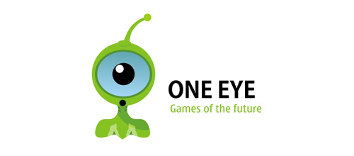 One eye thiet ke logo