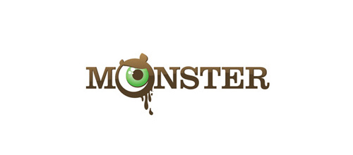 Monster thiet ke logo