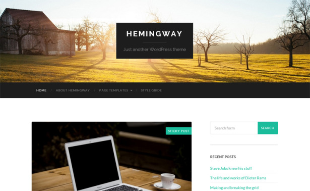 hemingway thiet ke web mien phi