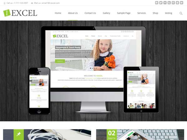 responsive blog theme