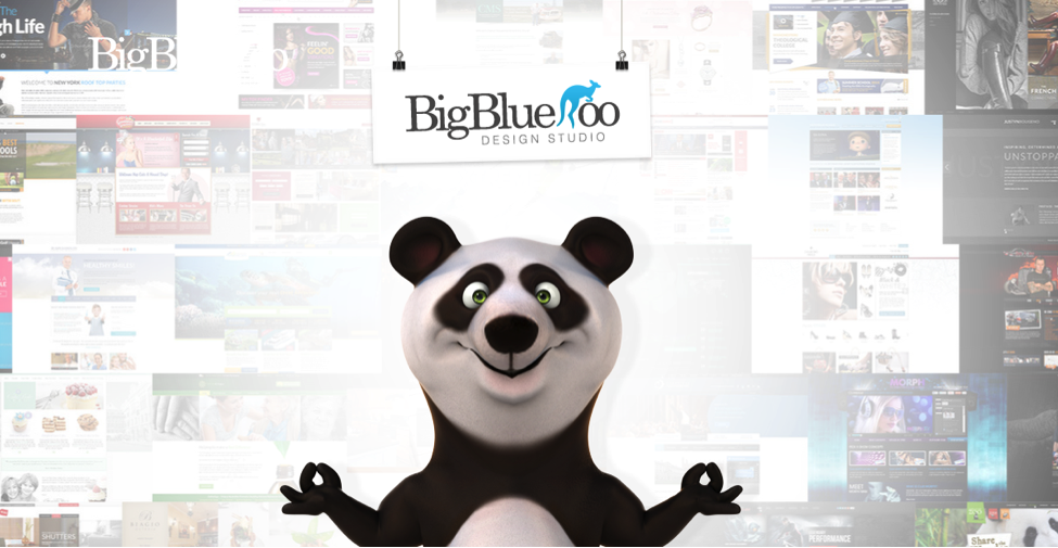 big blue roo thiet ke website minimal