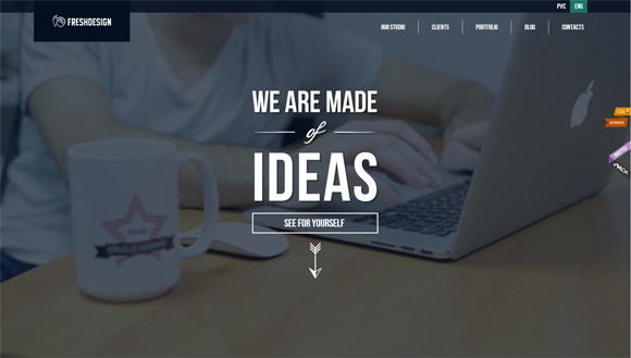 Dạo qua 25 website của các hãng thiết kế web và đồ họa chuyên nghiệp thiet ke website cong ty do hoa 30