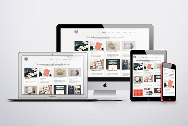 12 mockup thiet ke website responsive