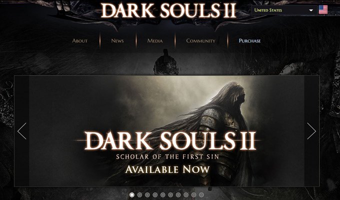 dark souls 2 video thiet ke website game 