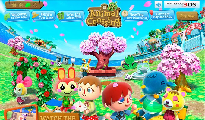 animal crossing thiet ke website game 