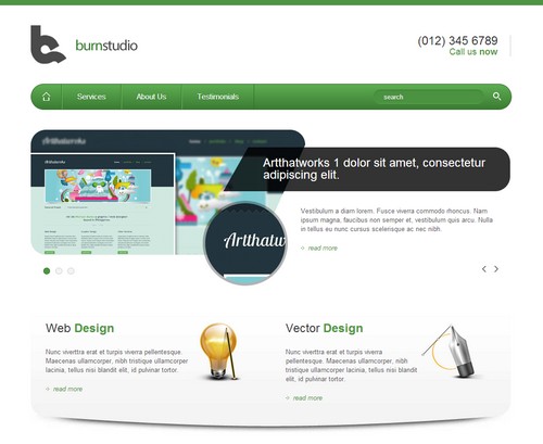 burnstudio thiet ke website kinh doanh