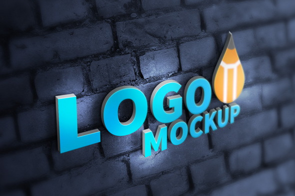 3D- mock up mien phi cho thiet ke logo