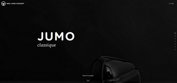 Những thiết kế website tuyệt đẹp từ Pháp - Kinh đô thời trang và nghệ thuật New Jumo Concept thiet ke website dep