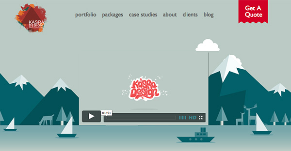 Đẹp ngây ngất với bộ sưu tập những cung đường cuộc sống trên website Kasra Design thiet ke website dep