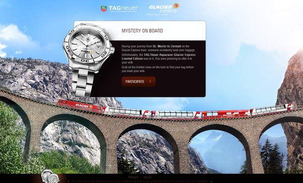 Đẹp ngây ngất với bộ sưu tập những cung đường cuộc sống trên website TAG Heuer thiet ke website dep