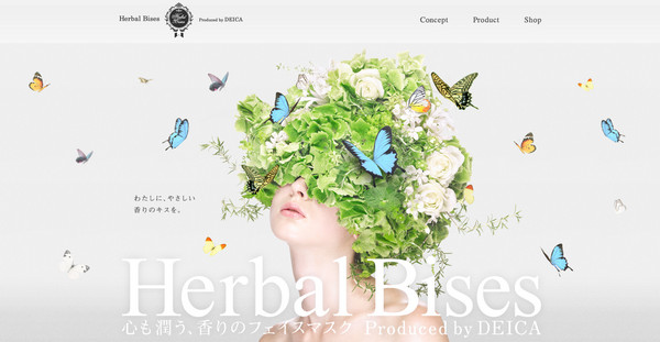 Herbal Bises thiet ke website dep Nhat Ban