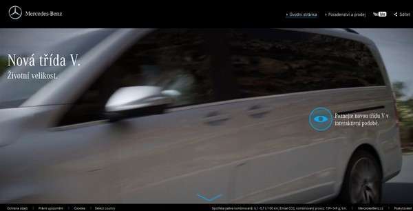 thiet ke website chuyen nghiep Mercedes-Benz