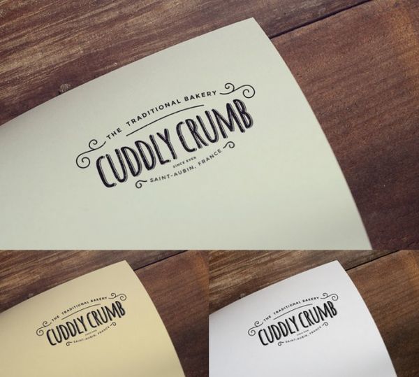 Vintage logo mock up Free Psd thiet ke logo dep