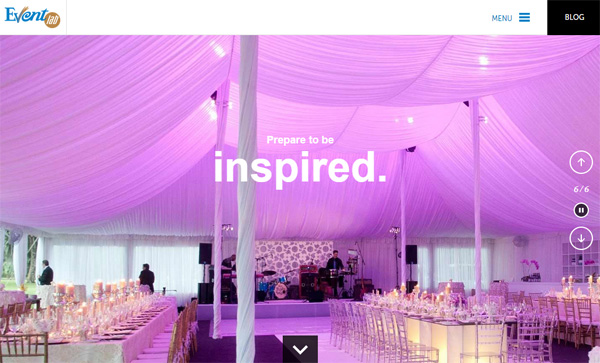 Cách dùng tagline (khẩu hiệu) thông minh làm tăng đẳng cấp website Event Lab tagline trong thiet ke web