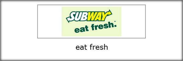 Cách dùng tagline (khẩu hiệu) thông minh làm tăng đẳng cấp website Subway