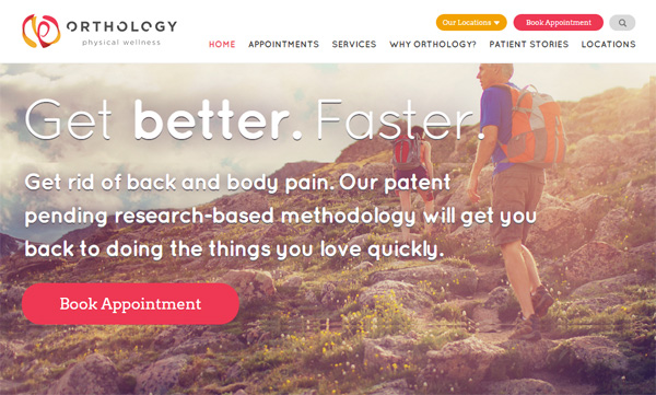 Cách dùng tagline (khẩu hiệu) thông minh làm tăng đẳng cấp website Orthology tagline trong thiet ke web