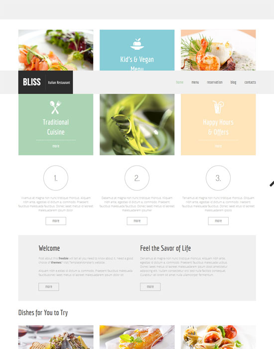 Free HTML5 thiet ke website cafe mien phi