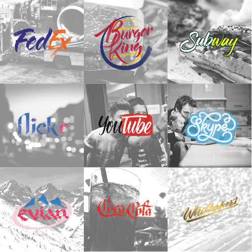 Khi các logo đình đám được nhái lại bằng phong cách vẽ tay Handwritten logo thiet ke logo cong ty 1