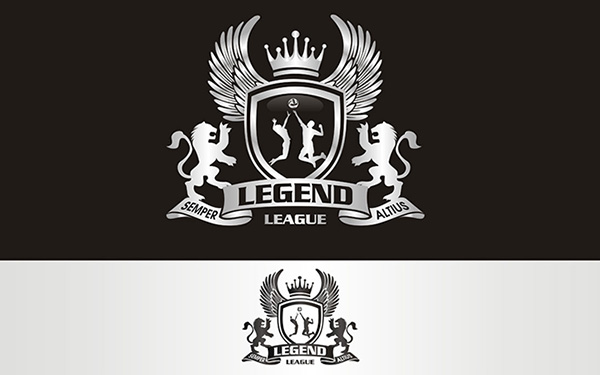 Legend League Logo tutorial thiet ke logo