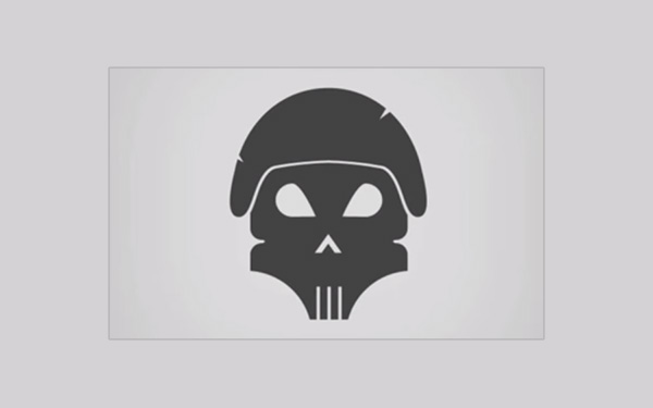 Vector Skull Logo tutorial thiet ke logo