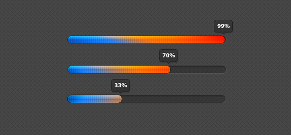 Progress Bars thiet ke web chuyen nghiep