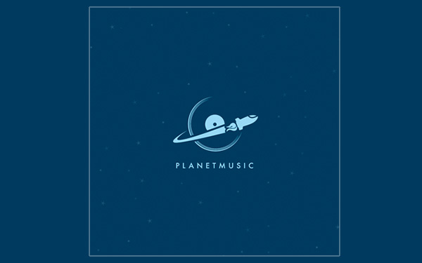 Planet Music tutorial thiet ke logo