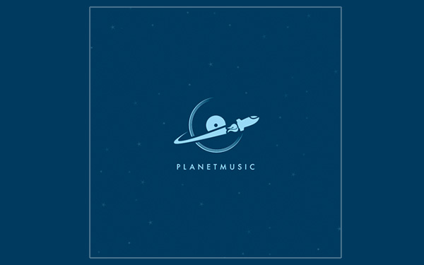 Học thiết kế logo chuyên nghiệp với 35+ tutorial chi tiết và hữu ích (P.2) Planet Music tutorial thiet ke logo