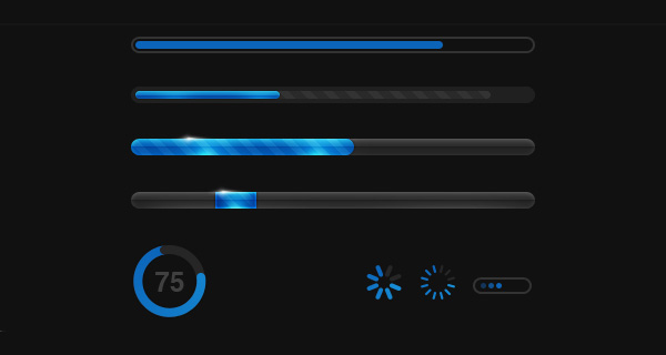 Progress Bars thiet ke web chuyen nghiep