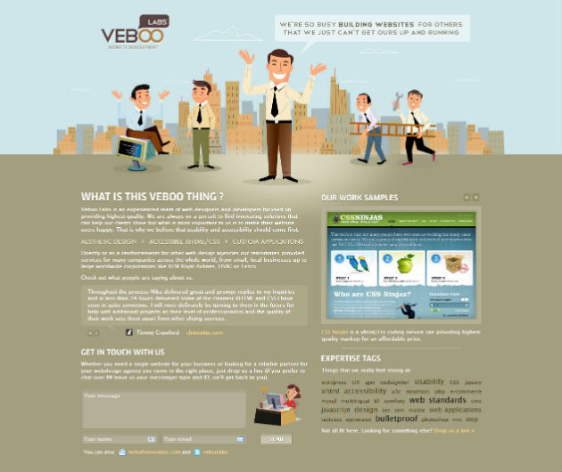 veboo labs thiet ke website vector 