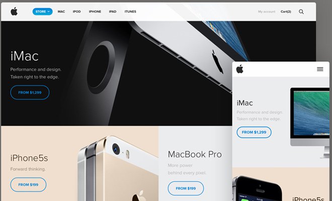 06 apple store thiet ke lai website