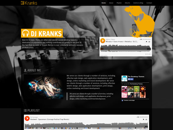 DJ Kranksthiet ke website am nhac