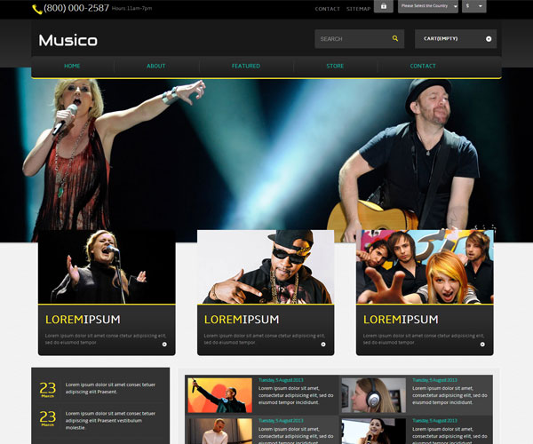 Musico Websitethiet ke website am nhac