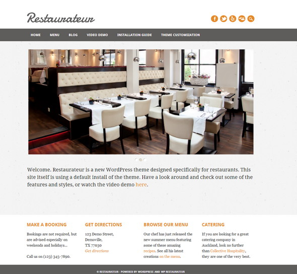 restaurateur thiet ke website nha hang