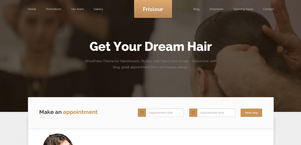 frisieur thiet ke website dep